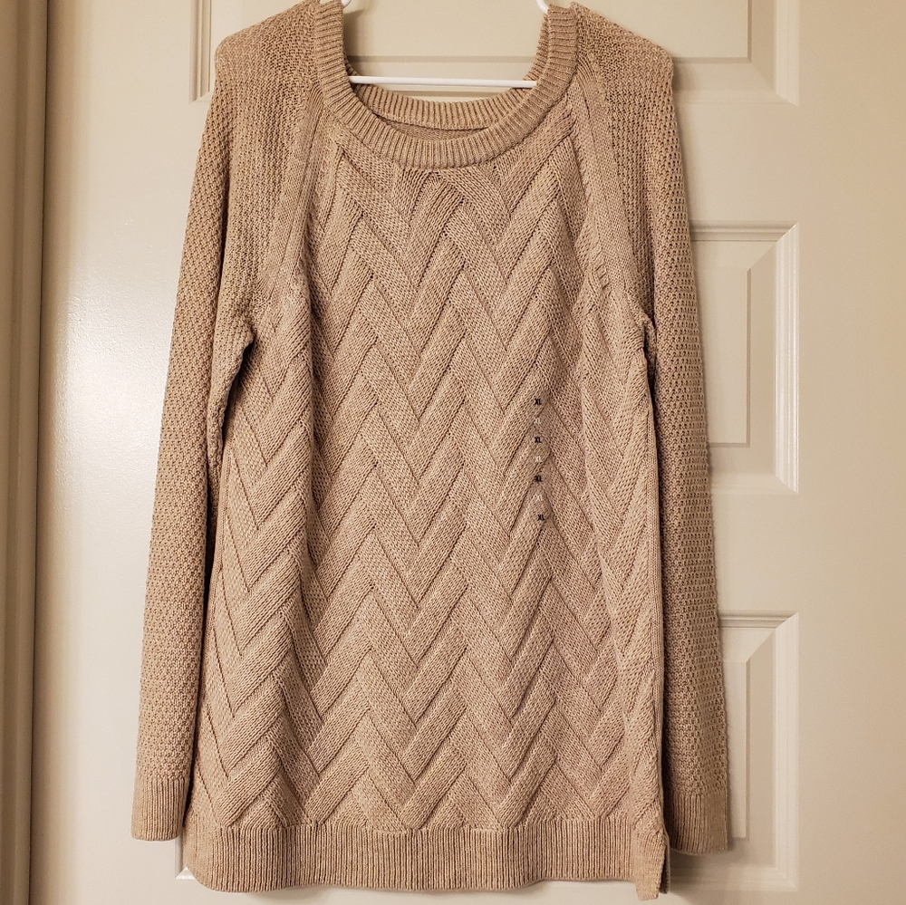 NWT Lattice Stitch Sweater